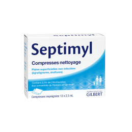 Compresses imprégnées de...