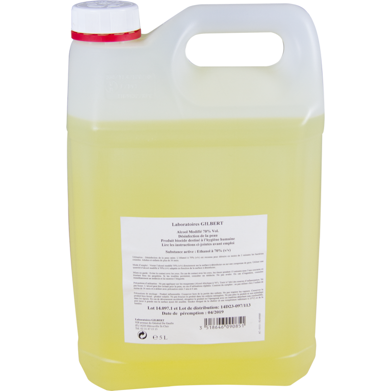 Alcool isopropylique 70° bidon de 1l Ront